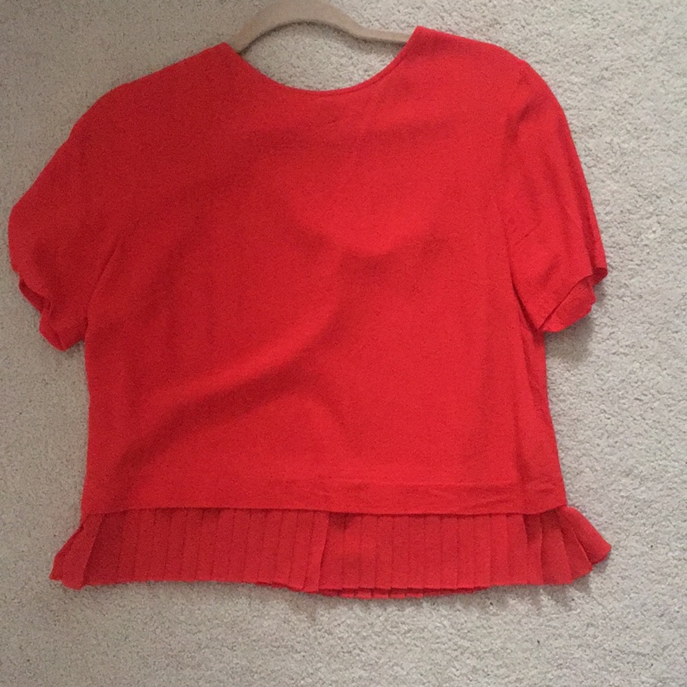 Red blouse